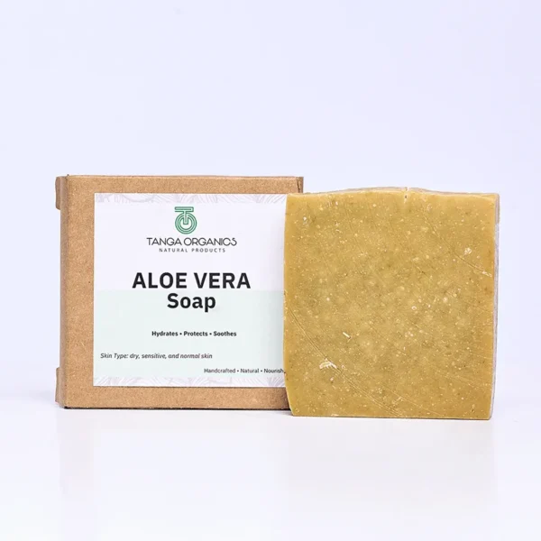 Tanga-Organics-Aloe-Vera-Soap Tanga Organics Aloe Vera Soap – natural moisturising bar handmade in Kenya