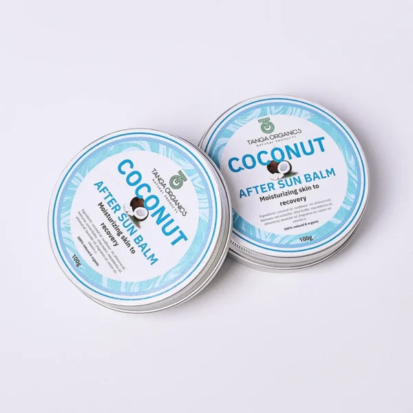 Tanga Organics coconut after sun balm soothing natural skin repair Kenya