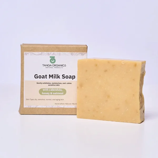 Tanga-Organics-Goat-Milk-SOAP Tanga Organics goat milk soap natural unscented bar for sensitive skin Kenya
