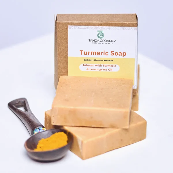 Tanga-Organics-Turmeric-Soap Tanga Organics turmeric soap for brightening skin and fading dark spots Kenya